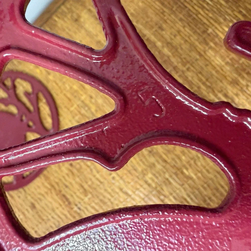 Pair (2) Red Cardinal Trivet 8